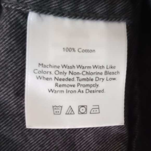 Eddie Bauer Men's Dark Grey Long Sleeve Relaxed Fit Button Flannel Shirt, XLT - Picture 10 of 11